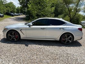 2019 GENESIS G70 SEDAN V6, TWIN TURBO, 3.3 LITER 3.3T ADVANCED SEDAN 4D at T&T Repairables - used car dealership in Spencer, Indiana.