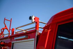 1997 TOYOTA DYNA TRUCK 15B FIRE TRUCK