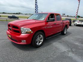 2012 RAM 1500 CREW CAB PICKUP RED AUTOMATIC - Budget Used Car Sales