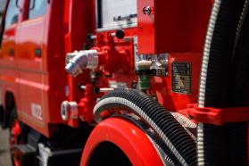 1997 TOYOTA DYNA TRUCK 15B FIRE TRUCK