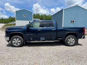 2022 CHEVROLET SILVERADO 2500 HD CREW CAB PICKUP V8, TURBO DIESEL, 6.6 LITER LTZ PICKUP 4D 6 1/2 FT at T&T Repairables - used car dealership in Spencer, Indiana.