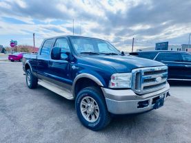 2005 FORD F250 SUPER DUTY CREW CAB PICKUP V8, 5.4 LITER KING RANCH PICKUP 4D 6 3/4 FT
