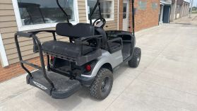 2019 YAMAHA QUIETECH GAS GOLF CART LIFTED, REAR SEAT - - -