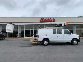 2013 FORD E350 SUPER DUTY 34FT BUCKET VAN VERSALIFT VANTEL29N BUCKET TRUCKS V8, FLEX FUEL, 5.4 LITER VAN 3D - Eddies Auto Sales