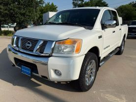 2012 NISSAN TITAN CREW CAB PICKUP V8, FLEX FUEL, 5.6 LITER SL PICKUP 4D 5 1/2 FT