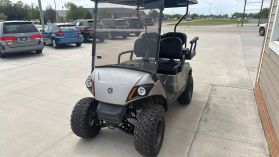 2019 YAMAHA QUIETECH GAS GOLF CART LIFTED, REAR SEAT - - -