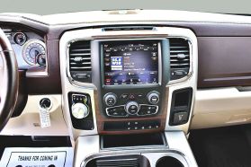 2018 RAM 1500 QUAD CAB PICKUP V6, TURBO ECODIESEL, 3.0L LARAMIE PICKUP 4D 6 1/3 FT