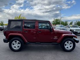 2007 JEEP WRANGLER SUV V6, 3.8 LITER UNLIMITED SAHARA SPORT UTILITY 4D