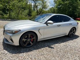 2019 GENESIS G70 SEDAN V6, TWIN TURBO, 3.3 LITER 3.3T ADVANCED SEDAN 4D at T&T Repairables - used car dealership in Spencer, Indiana.