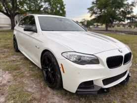 2013 BMW 5 SERIES SEDAN V8, TWIN TURBO, 4.4 LITER 550I SEDAN 4D