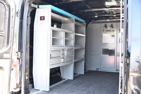 2015 FORD TRANSIT 250 VAN CARGO V6, FLEX FUEL, 3.7 LITER MEDIUM ROOF W/SLIDING SIDE DOOR W/LWB VAN 3D