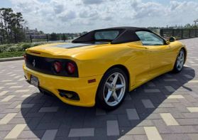 2001 FERRARI 360 SPYDER "MANUAL GATED 6-SPEED COUPE - 2