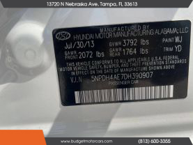 2013 HYUNDAI ELANTRA