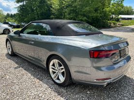 2019 AUDI A5 CONVERTIBLE 4-CYL, TURBO, 2.0 LITER PREMIUM PLUS CABRIOLET 2D at T&T Repairables - used car dealership in Spencer, Indiana.