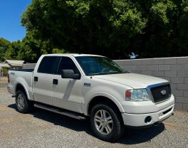 2007 FORD F150 SUPERCREW CAB PICKUP V8, FLEX FUEL, 5.4 LITER XLT PICKUP 4D 5 1/2 FT