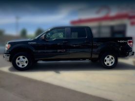 2010 FORD F150 SUPERCREW CAB PICKUP V8, FLEX FUEL, 5.4 LITER XLT PICKUP 4D 5 1/2 FT