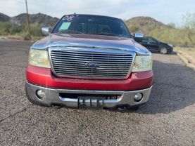 2008 FORD F150 SUPERCREW CAB PICKUP V8, FLEX FUEL, 5.4 LITER LARIAT PICKUP 4D 6 1/2 FT