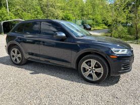2020 AUDI Q5 SUV 4-CYL, TURBO, 2.0 LITER 45 TFSI PRESTIGE SPORT UTILITY 4D at T&T Repairables - used car dealership in Spencer, Indiana.