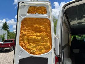 2019 MERCEDES-BENZ SPRINTER 2500 CREW CARGO 4-CYL, TURBO, 2.0 LITER HIGH ROOF W/170" WB VAN 3D at T&T Repairables - used car dealership in Spencer, Indiana.