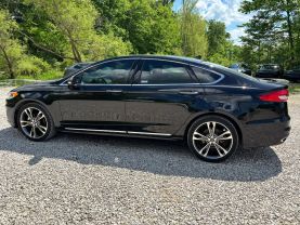 2020 FORD FUSION SEDAN 4-CYL, ECOBOOST, TURBO, 2.0 LITER TITANIUM SEDAN 4D at T&T Repairables - used car dealership in Spencer, Indiana.
