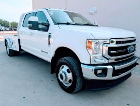 2021 FORD F350 SUPER DUTY CREW CAB & CHASSIS CAB CHASSIS V8, TURBO DIESEL, 6.7 LITER LARIAT CAB & CHASSIS 4D