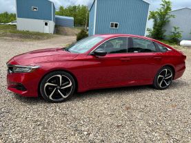2022 HONDA ACCORD SEDAN 4-CYL, I-VTEC, TURBO, 1.5 LITER SPORT SEDAN 4D at T&T Repairables - used car dealership in Spencer, Indiana.