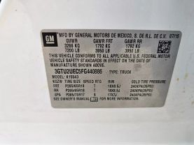 2015 GMC SIERRA 1500 CREW CAB PICKUP V8, ECOTEC3, 5.3 LITER SLE PICKUP 4D 5 3/4 FT