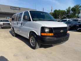2014 CHEVROLET EXPRESS 1500 PASSENGER PASSENGER V8, FLEX FUEL, 5.3 LITER LS VAN 3D at Motors On Wheels - used car dealership in Houston, Texas.