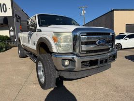 2011 FORD F350 SUPER DUTY CREW CAB PICKUP V8, TURBO DIESEL, 6.7L LARIAT PICKUP 4D 6 3/4 FT