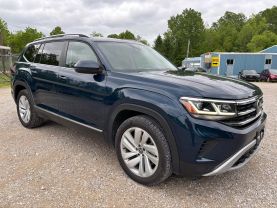 2021 VOLKSWAGEN ATLAS SUV V6, 3.6 LITER SEL 4MOTION (2021.5) SPORT UTILITY 4D at T&T Repairables - used car dealership in Spencer, Indiana.