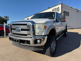 2011 FORD F350 SUPER DUTY CREW CAB PICKUP V8, TURBO DIESEL, 6.7L LARIAT PICKUP 4D 6 3/4 FT