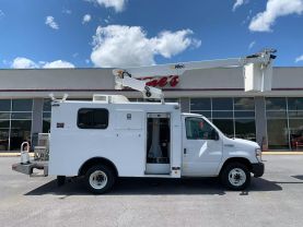 2019 FORD E350 SUPER DUTY CUTAWAY 36FT CABLE SPLICER BUCKET VAN ALTEC AT200A BUCKET TRUCKS V10, 6.8 LITER CUTAWAY VAN 2D - Eddies Auto Sales