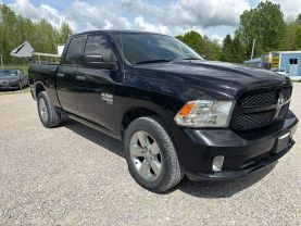 2019 RAM 1500 CLASSIC QUAD CAB PICKUP V6, FLEX FUEL, 3.6 LITER EXPRESS PICKUP 4D 6 1/3 FT at T&T Repairables - used car dealership in Spencer, Indiana.