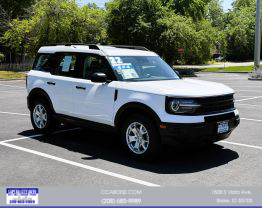 2022 FORD BRONCO SPORT SUV OXFORD WHITE AUTOMATIC - Capital City Auto