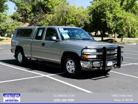 2001 CHEVROLET SILVERADO 1500 EXTENDED CAB PICKUP LIGHT PEWTER METALLIC AUTOMATIC - Capital City Auto