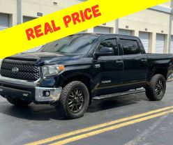 2018 TOYOTA TUNDRA CREWMAX PICKUP BLACK AUTOMATIC - Iron Cars Inc