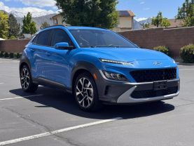 2022 HYUNDAI KONA SUV 4-CYL, TURBO, GDI, 1.6 LITER LIMITED SPORT UTILITY 4D
