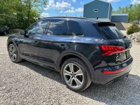 2020 AUDI Q5 SUV 4-CYL, TURBO, 2.0 LITER 45 TFSI PRESTIGE SPORT UTILITY 4D at T&T Repairables - used car dealership in Spencer, Indiana.