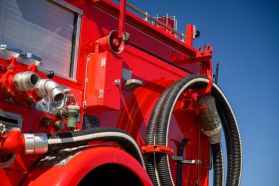 1997 TOYOTA DYNA TRUCK 15B FIRE TRUCK