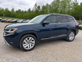2021 VOLKSWAGEN ATLAS SUV V6, 3.6 LITER SEL 4MOTION (2021.5) SPORT UTILITY 4D at T&T Repairables - used car dealership in Spencer, Indiana.