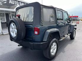2007 JEEP WRANGLER SUV V6, 3.8 LITER UNLIMITED X SPORT UTILITY 4D