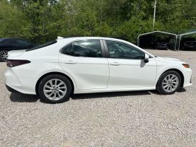2023 TOYOTA CAMRY SEDAN 4-CYL, 2.5 LITER LE SEDAN 4D at T&T Repairables - used car dealership in Spencer, Indiana.