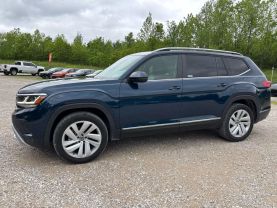 2021 VOLKSWAGEN ATLAS SUV V6, 3.6 LITER SEL 4MOTION (2021.5) SPORT UTILITY 4D at T&T Repairables - used car dealership in Spencer, Indiana.
