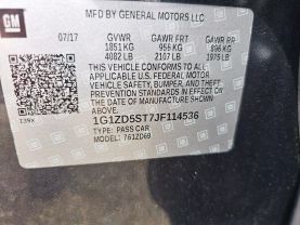 2018 CHEVROLET MALIBU SEDAN 4-CYL, TURBO, 1.5 LITER LT SEDAN 4D