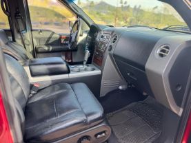 2008 FORD F150 SUPERCREW CAB PICKUP V8, FLEX FUEL, 5.4 LITER LARIAT PICKUP 4D 6 1/2 FT
