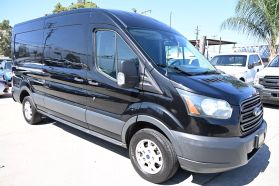 2015 FORD TRANSIT 250 VAN CARGO V6, FLEX FUEL, 3.7 LITER MEDIUM ROOF W/SLIDING SIDE DOOR W/LWB VAN 3D