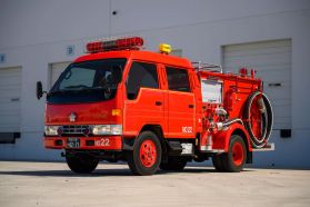 1997 TOYOTA DYNA TRUCK 15B FIRE TRUCK