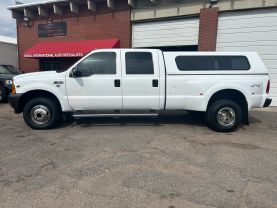 2001 FORD F350 SUPER DUTY CREW CAB PICKUP V10, 6.8 LITER LONG BED