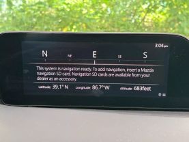2022 MAZDA MAZDA3 SEDAN 4-CYL, SKYACTIV-G, 2.5 LITER CARBON EDITION SEDAN 4D at T&T Repairables - used car dealership in Spencer, Indiana.