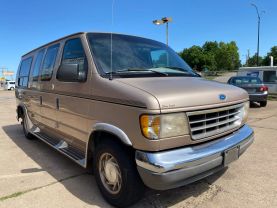 1996 FORD ECONOLINE E150 CARGO CARGO V8, 5.8 LITER VAN